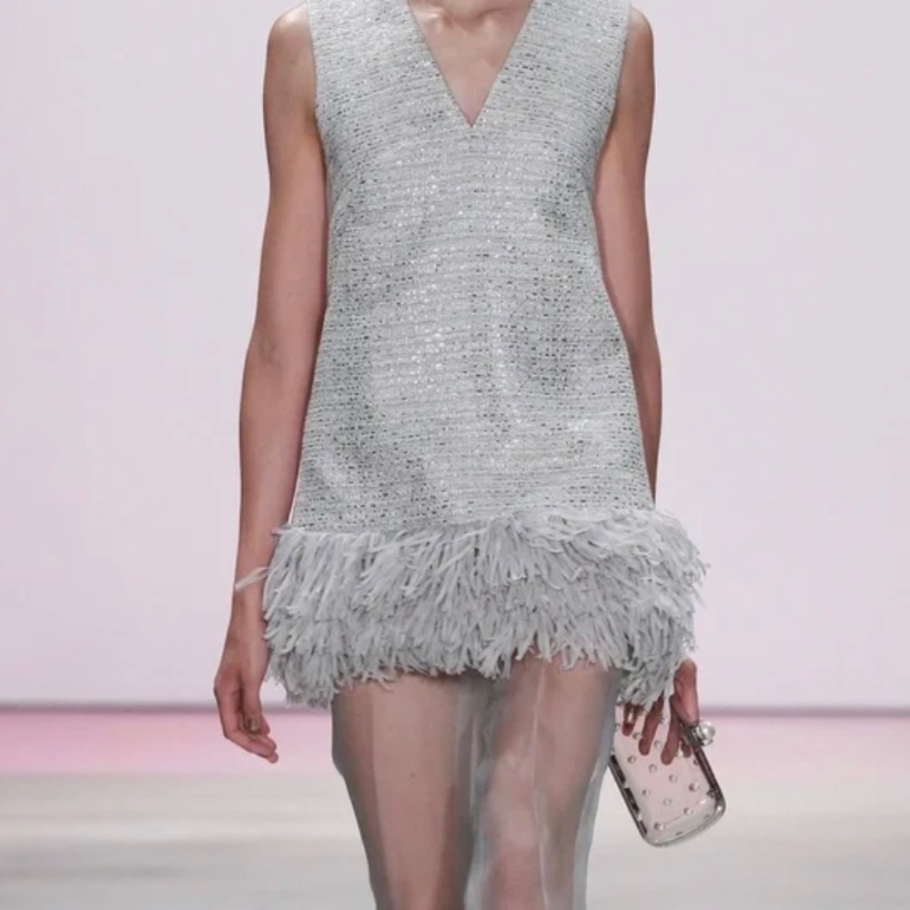 Lela Rose tweed mini dress